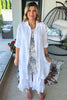 Making Dreams 100% Linen Dress - Made In Italy - White