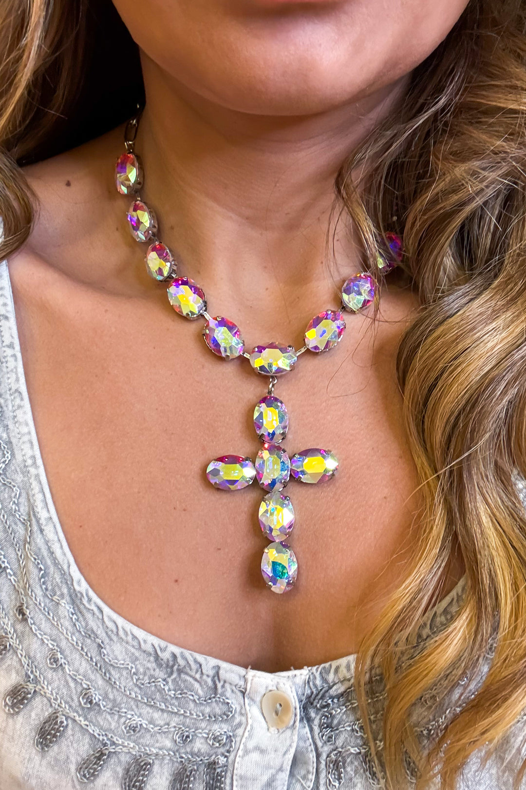 Shine Bright Necklace - Cross