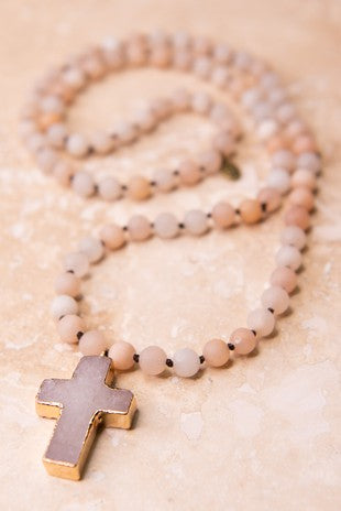 Key To My Heart Necklace - Natural