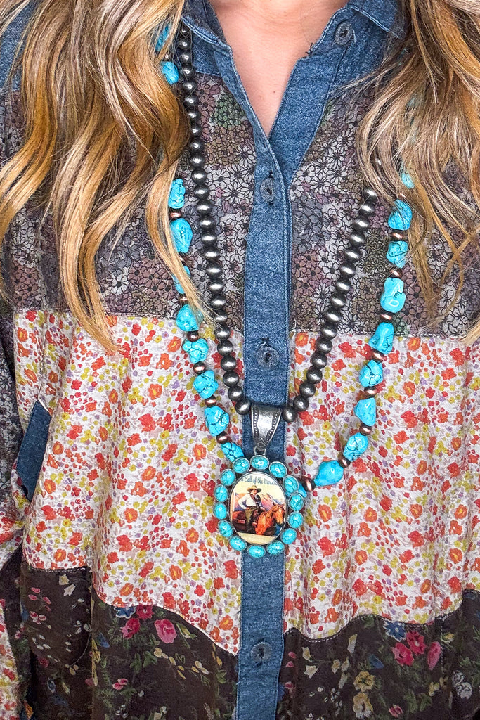 Take The Long Way Home Tunic - Vintage - 100% COTTON