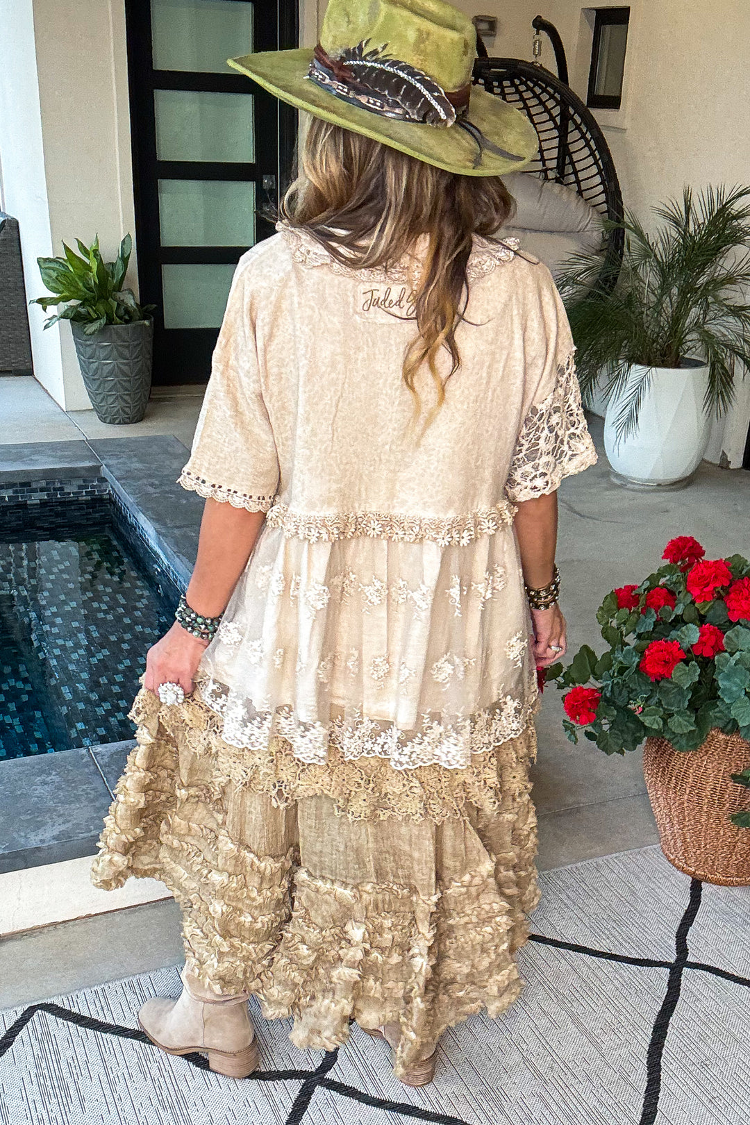 Serene Sands Skirt - Sheer - 100% Cotton