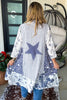 Starry Bloom Cardigan - 100% Cotton