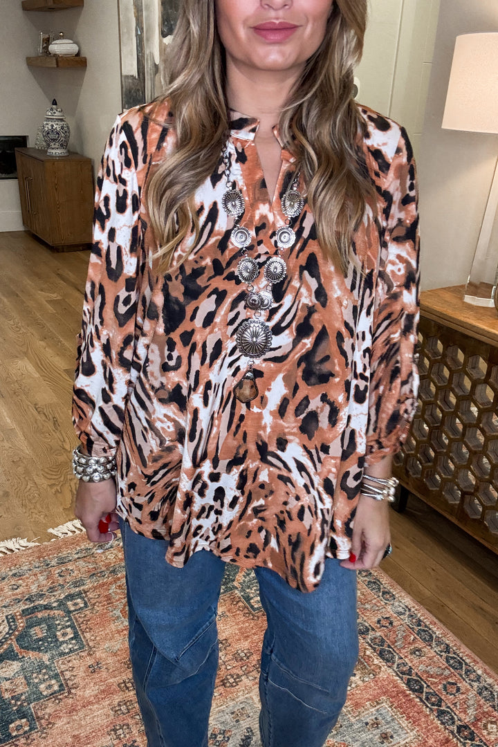 Miles To Go Tunic - Leopard - SALE