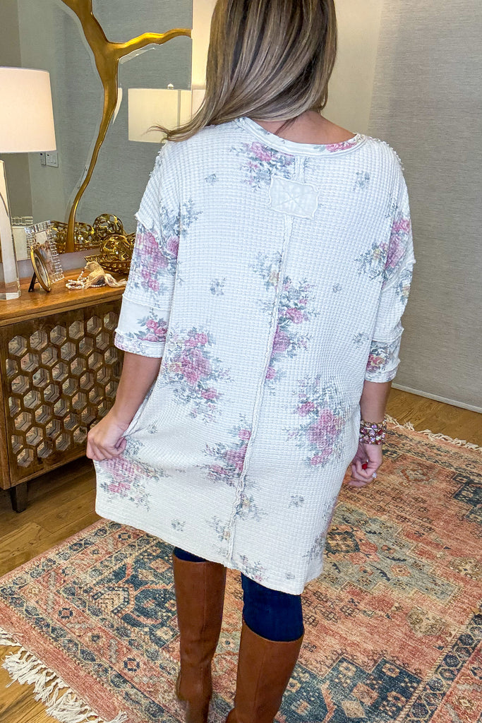 Amplify My Love Tunic/Dress - 100% Cotton - Natural