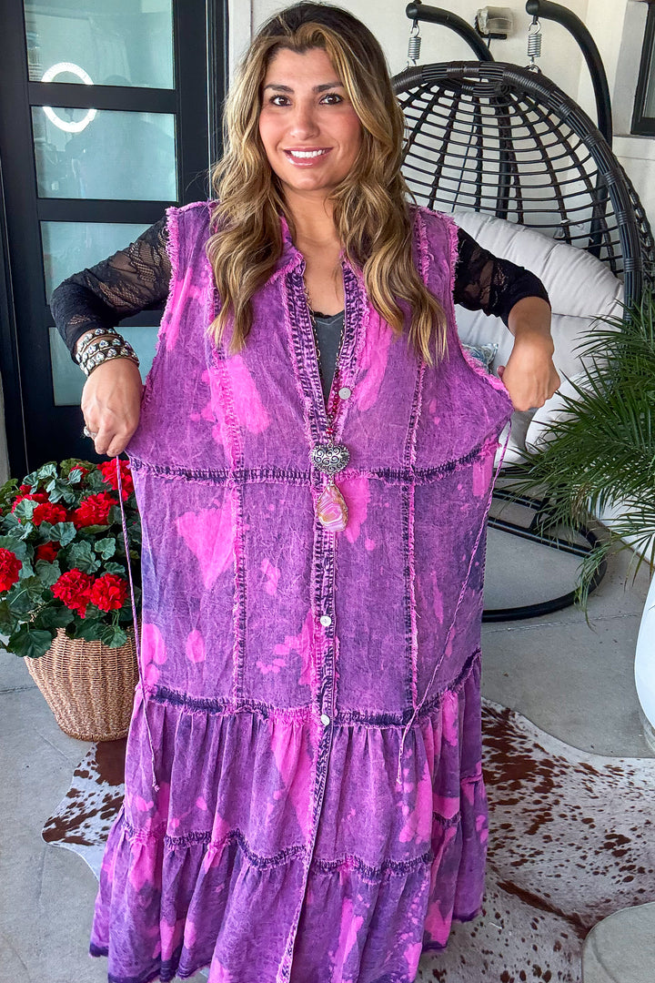 Magnolia Moon Dress/Duster - Pink