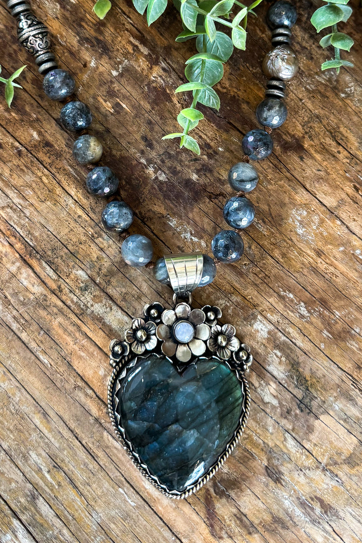 Handmade in Texas Labradorite Necklace