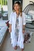 Making Dreams 100% Linen Dress - Made In Italy - White