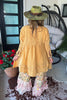 Well With My Soul Jacket - 100% Cotton - Mustard
