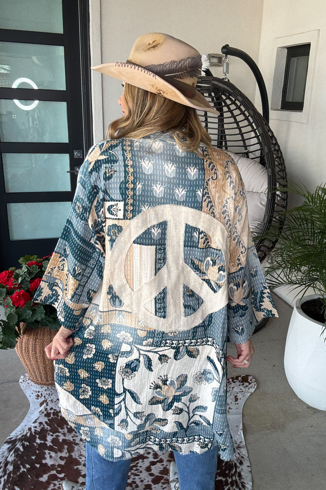 Anchored In Peace Duster - 100% Cotton