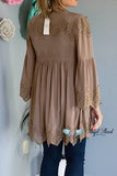 AHB EXCLUSIVE - The Most Beautiful Top - Mocha [product type] - Angel Heart Boutique