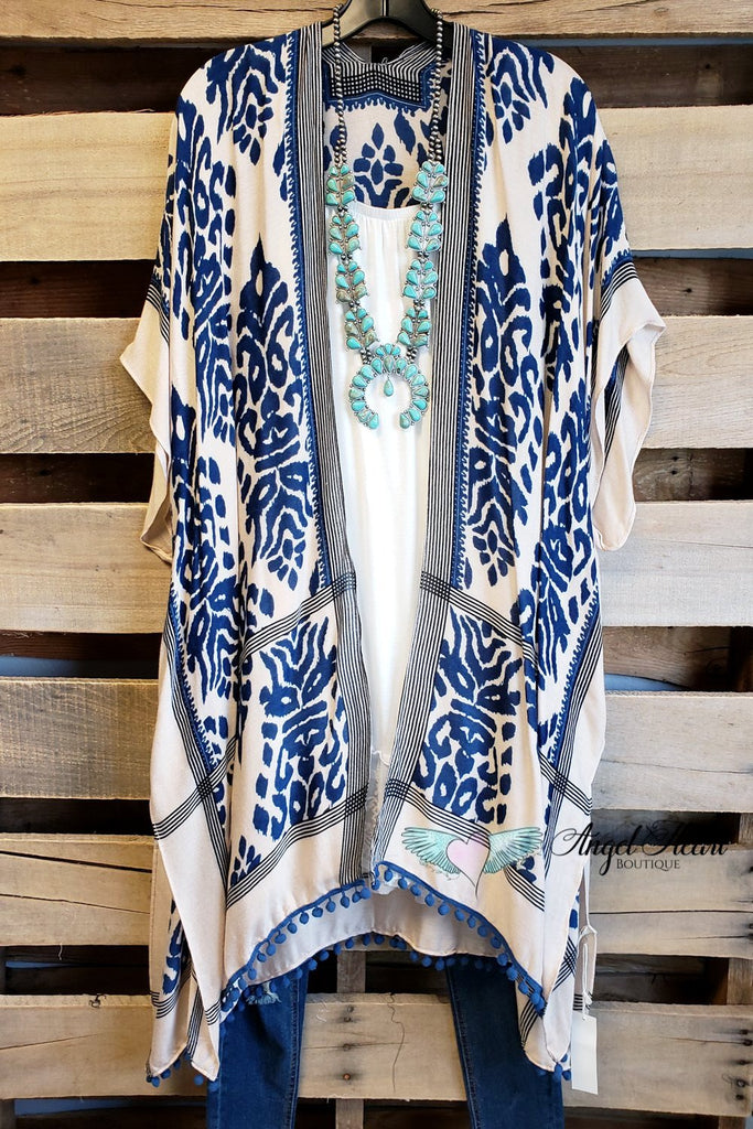 AHB EXCLUSIVE: Bali Intentions Kimono - Navy