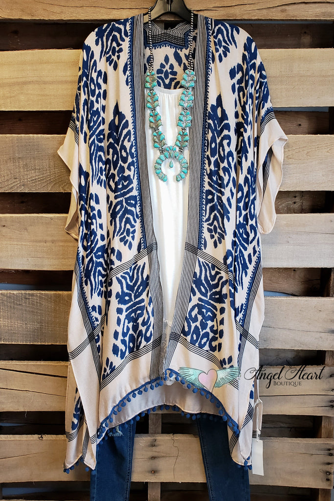 AHB EXCLUSIVE: Bali Intentions Kimono - Navy