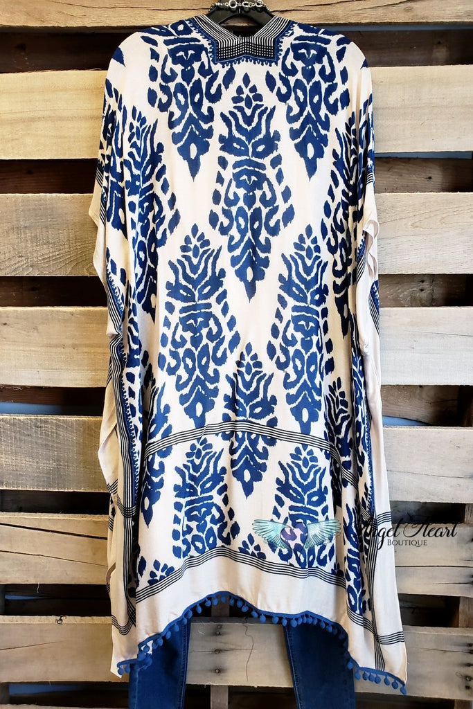 Bali Intentions Kimono - Navy [product type] - Angel Heart Boutique