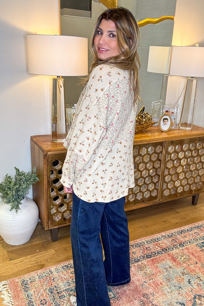 Daisy Dreams Tunic - Khaki - 100% Cotton