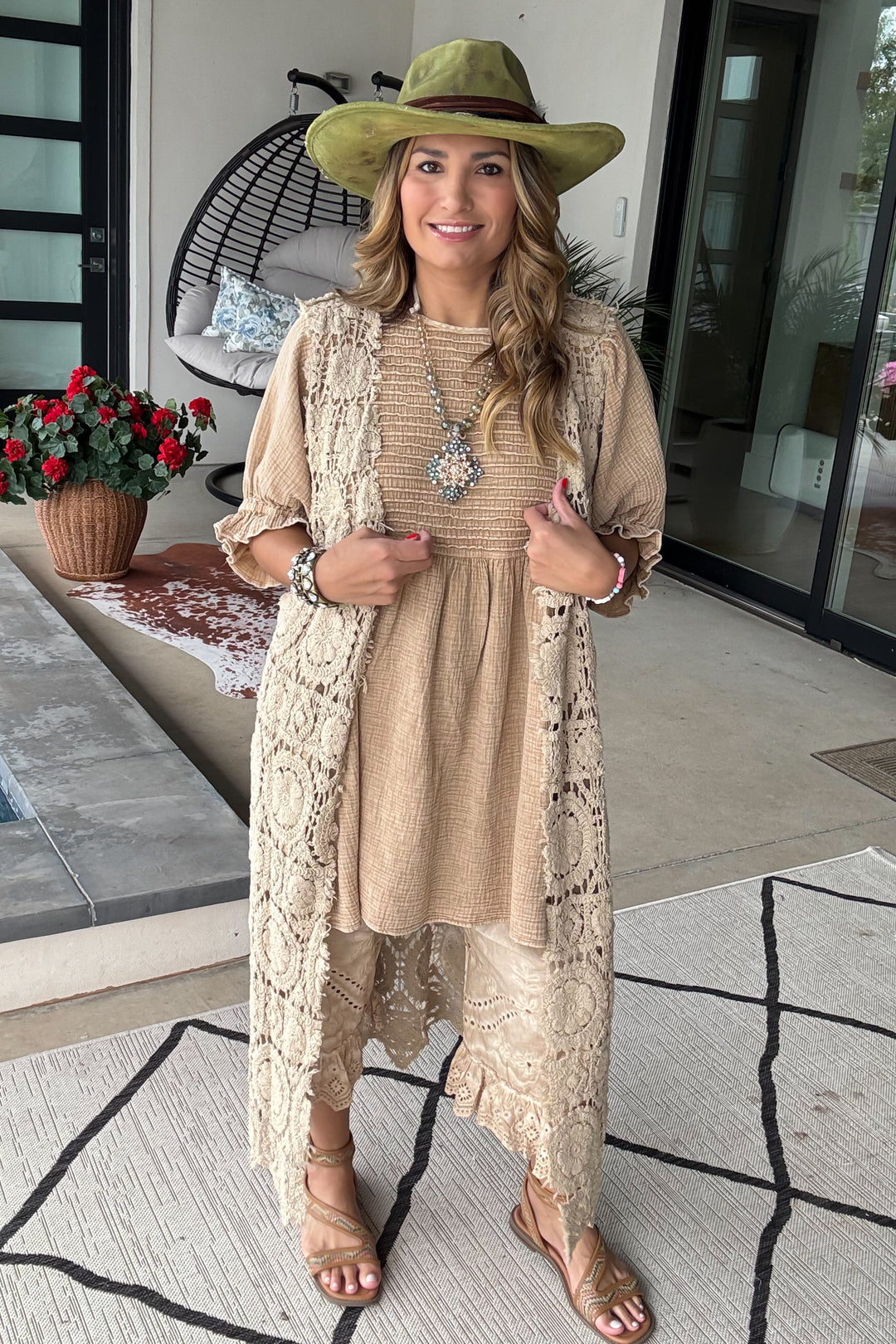 Soulful Feeling Vest Duster - 100% COTTON - MADE IN USA