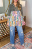 Getaway Garden Blouse - Gravel