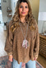 Daisy Dreams Tunic - Mocha - 100% Cotton