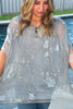 Luna Shine Silk Blend Top - Made In Italy