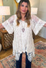 The Sweetest Hello Crochet Vest - Beige