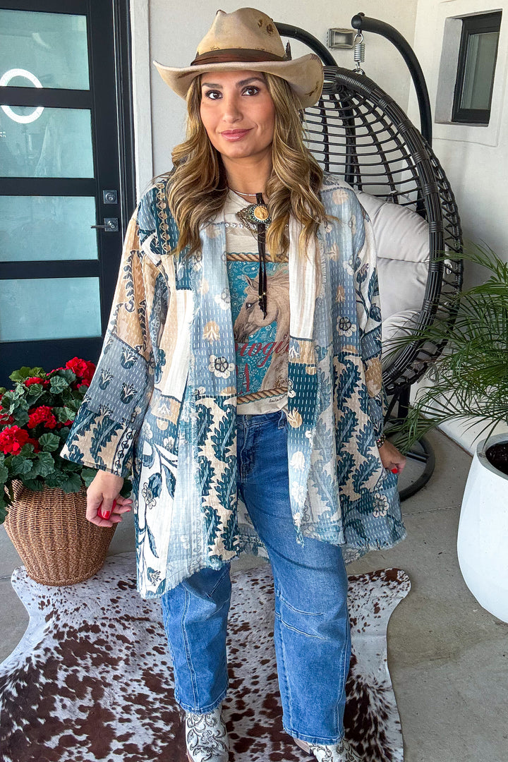 Anchored In Peace Duster - 100% Cotton
