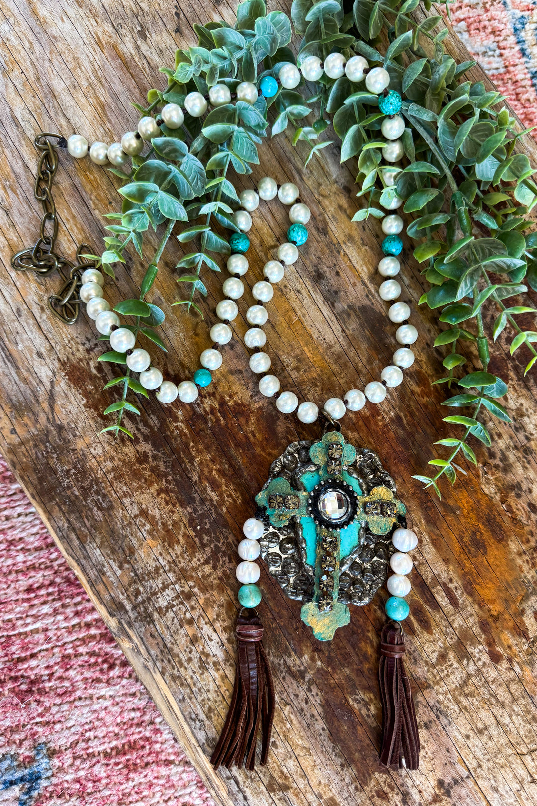 HANDMADE - Cross Necklace - Jaded Gypsy