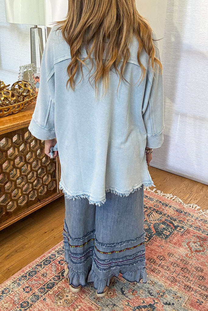 Star Energy Top - Blue - 100% Cotton