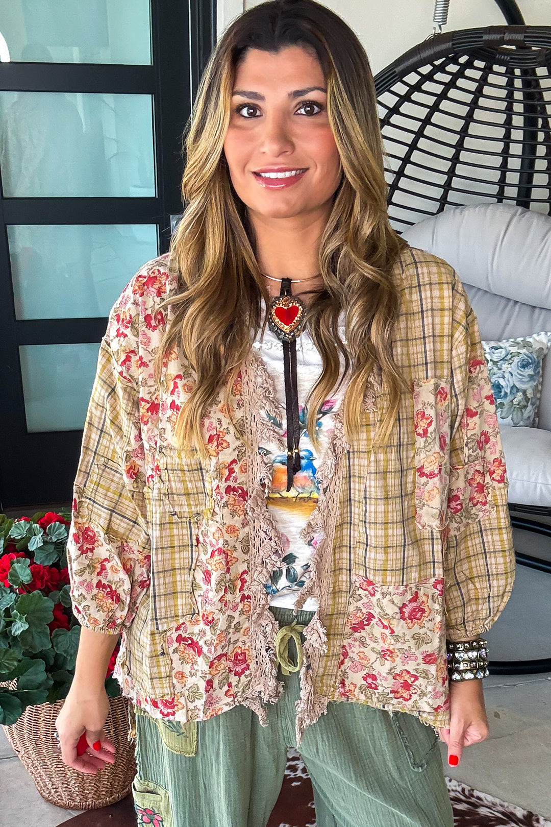 PRE ORDER: Wildflower Fountain Jacket - 100% Cotton