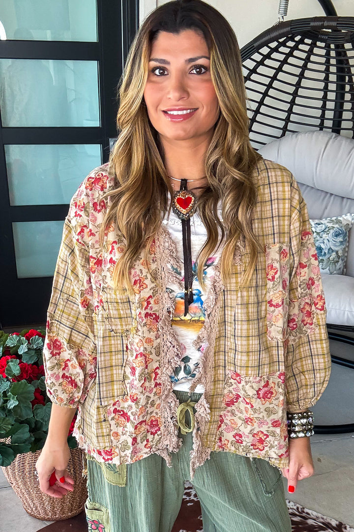 PRE ORDER: Wildflower Fountain Jacket - 100% Cotton
