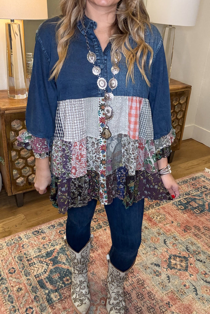 Just My Style Tunic -  Vintage - 100% Cotton