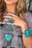 Desert Soul Turquoise Statement Necklace - Silver Plated Overlay - RARE TURQUOISE FROM KINGMAN ARIZONA