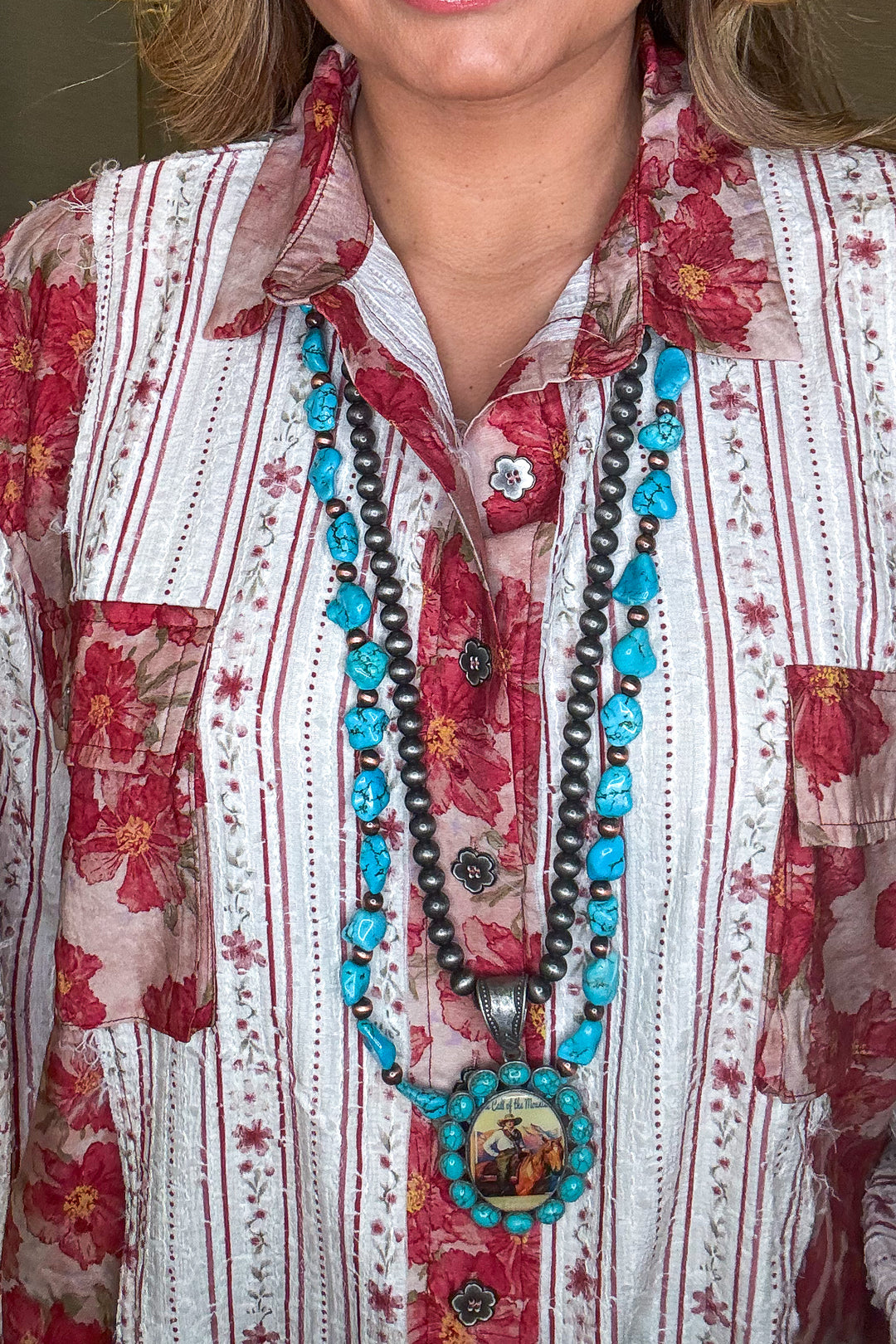 Canyon Rose Blouse Schaket - Ruby