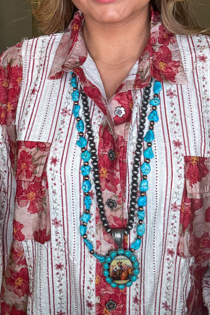 Canyon Rose Blouse Schaket - Ruby