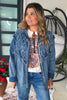 Starlight Patchwork Denim Shirt - 100% Cotton