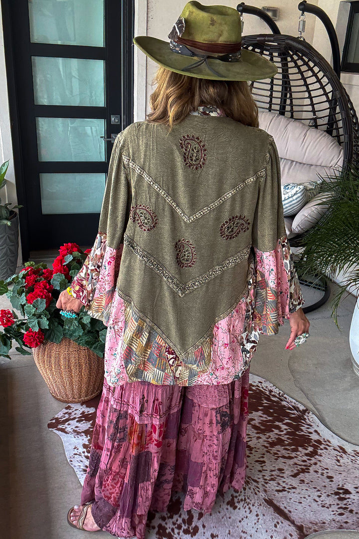 Beautiful Luck Cardigan  - Gravel