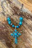 Turquoise Faith and Stone Necklace