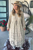 Whispering Lace Crochet Dress - 100% COTTON - MADE IN USA
