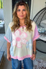 Homestead Bloom Waffle Top - 100% Cotton - Cream