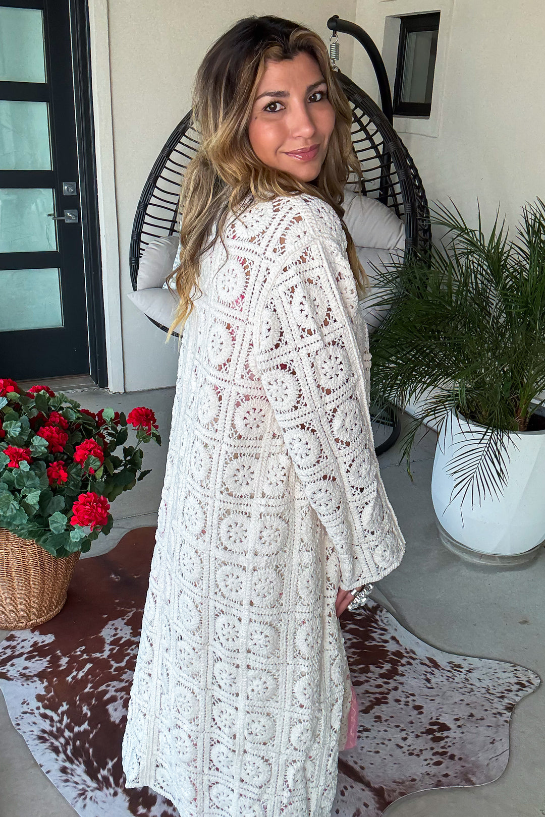 Woven Whisper Cardigan - Cream