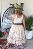 Garden Stroll Elastic Waist Skirt - 100% Cotton