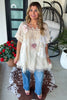 PRE ORDER: Rosy Lace Reverie Dress - 100% Cotton - Ivory