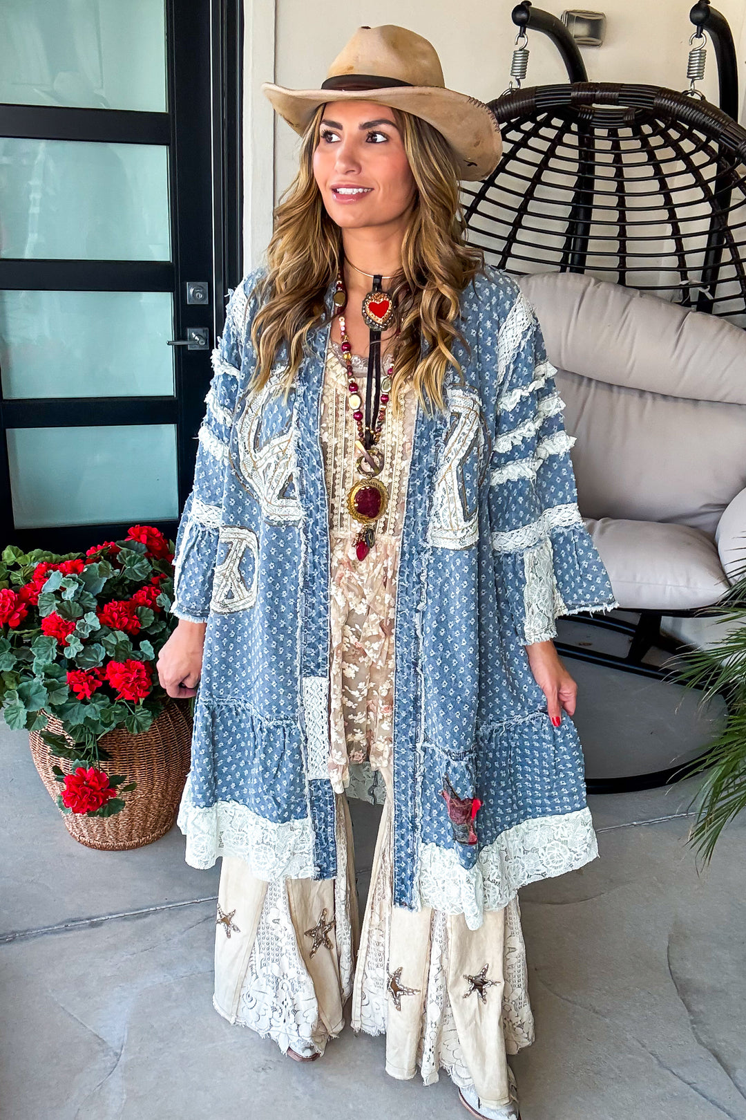Selah Springs Duster - 100% Cotton - Denim