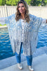 Open Skies Cardigan - 100% Cotton - Powder Blue - Made in USA