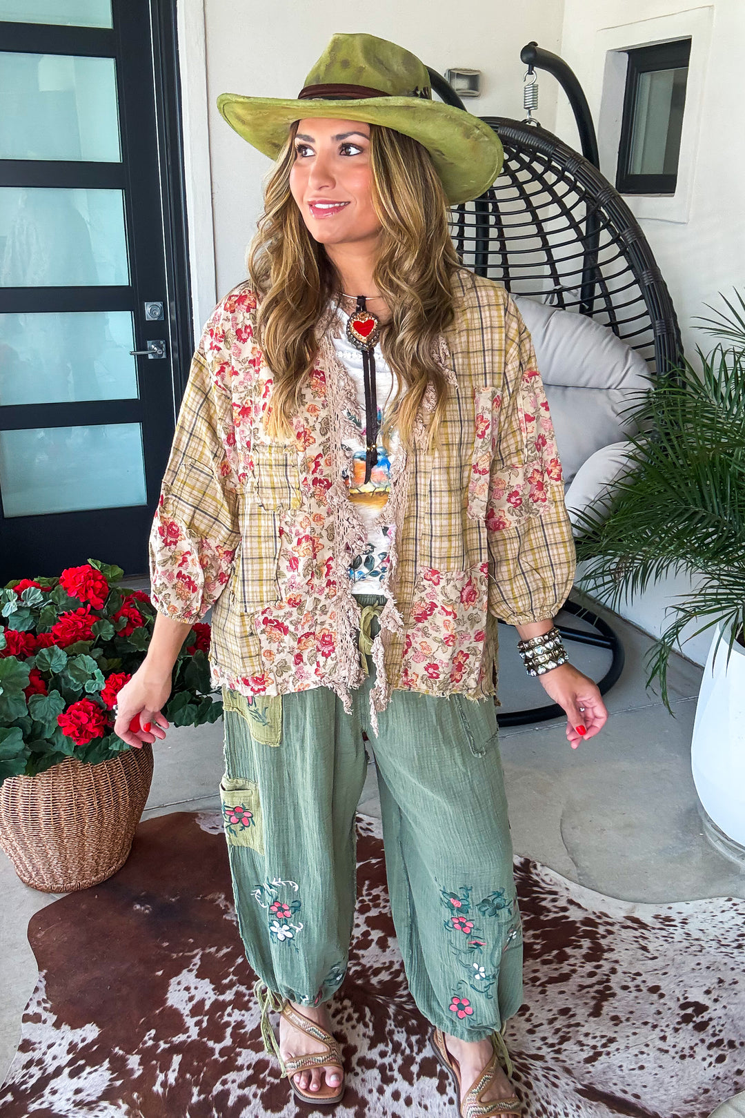 PRE ORDER: Wildflower Fountain Jacket - 100% Cotton