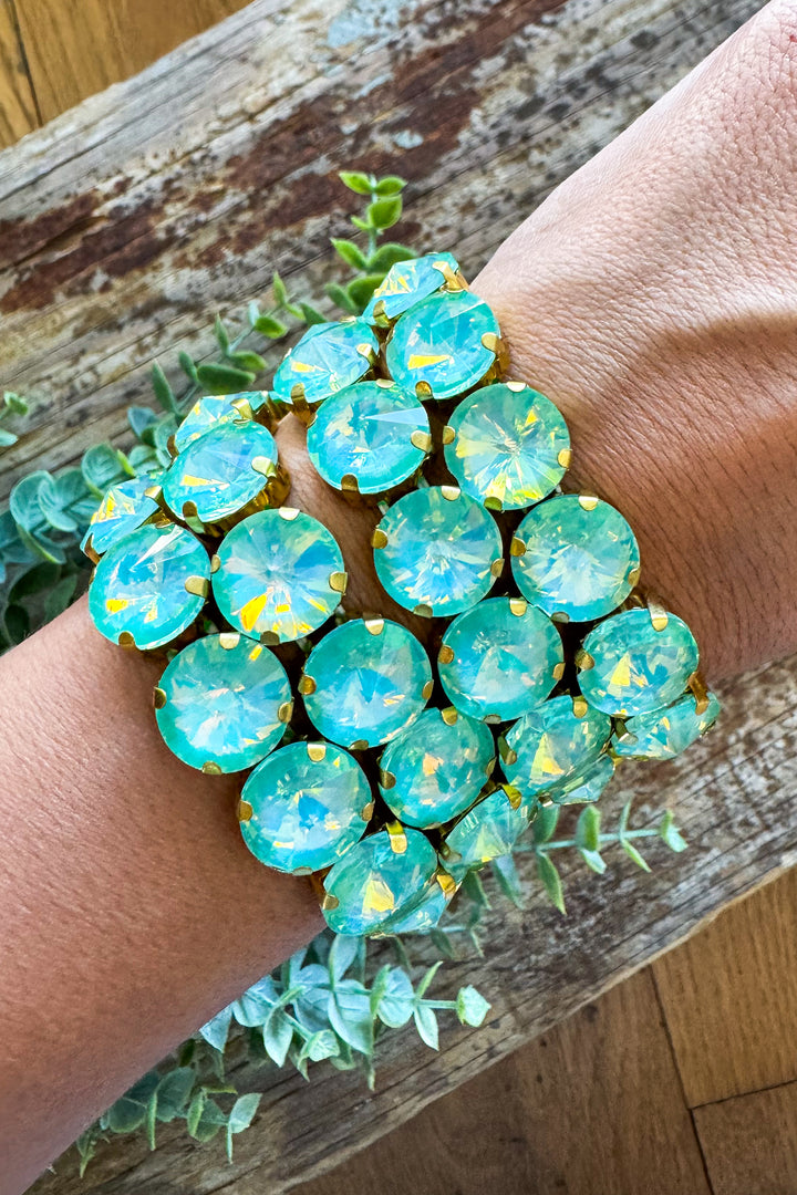 Love Song Stretch Bracelet (EACH SOLD SEPARATELY) Aqua