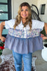 Morning Tide Glow Oversized Top - Cream