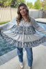 Carefree Afternoon Tunic - Gray