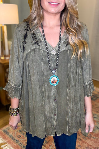 Simple Secrets Poncho - Red