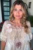 PRE ORDER: Rosy Lace Reverie Dress - 100% Cotton - Ivory