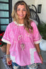 Pretty In Love Top - 100% Cotton - Pink