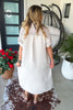 Sparked Affection Sequin Duster - 100% Linen - Taupe - Made in Italy